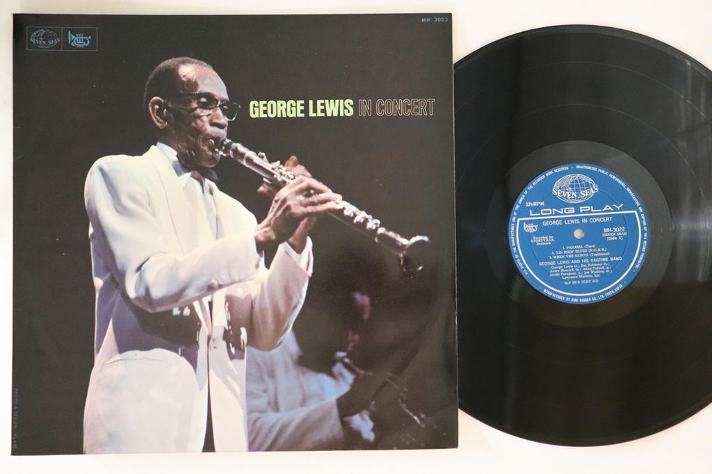 LP Schallplatte GEORGE LEWIS - George Lewis Konzert MH3022 SEVEN SEAS Japan Jazz Gebraucht