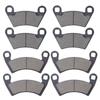Professional Metal Brake Pads set Front & Rear Brake Pads set Easy Installation Brake Pads Suitable for RZR1000