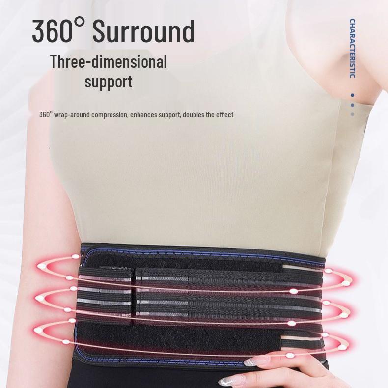 Cintura Lombare Ultra-Sottile Traspirante con Stecca in Acciaio per Sport & Fitness - Stringivita Elastico Unisex