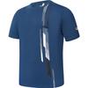 Printed Basic Simple Tennis Sports Knit Short Sleeve T-Shirt Men Tops Night-Shadow-Blue A11M333115F-DB
