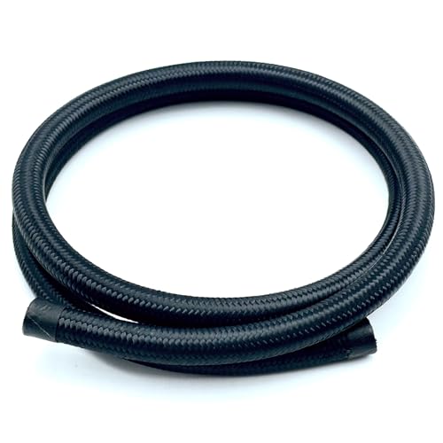 

LEXOR Нейлоновий сітчастий шланг AN6 1м PTFE Нержавіюча сталь Масло Паливо Бензин Лінія Трубка Охолоджувач Обплетений Гнучкий Стійкий до тиску Термостійкий Маслостійкий