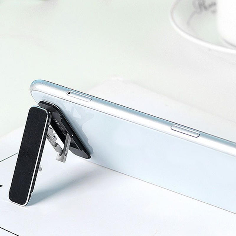 Mini Creative Folding Cellphone Stand Multifunctional Portable Adhesive Desk Mobile Phone Holder Kickstand Accessories