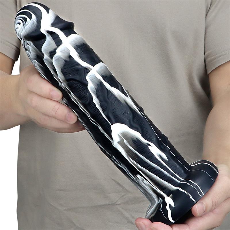 Velká zadní anální zátka Silikonový anální expandér chryzantémová masážní simulace falus ve tvaru bezvaječného dilda sexuální hračky