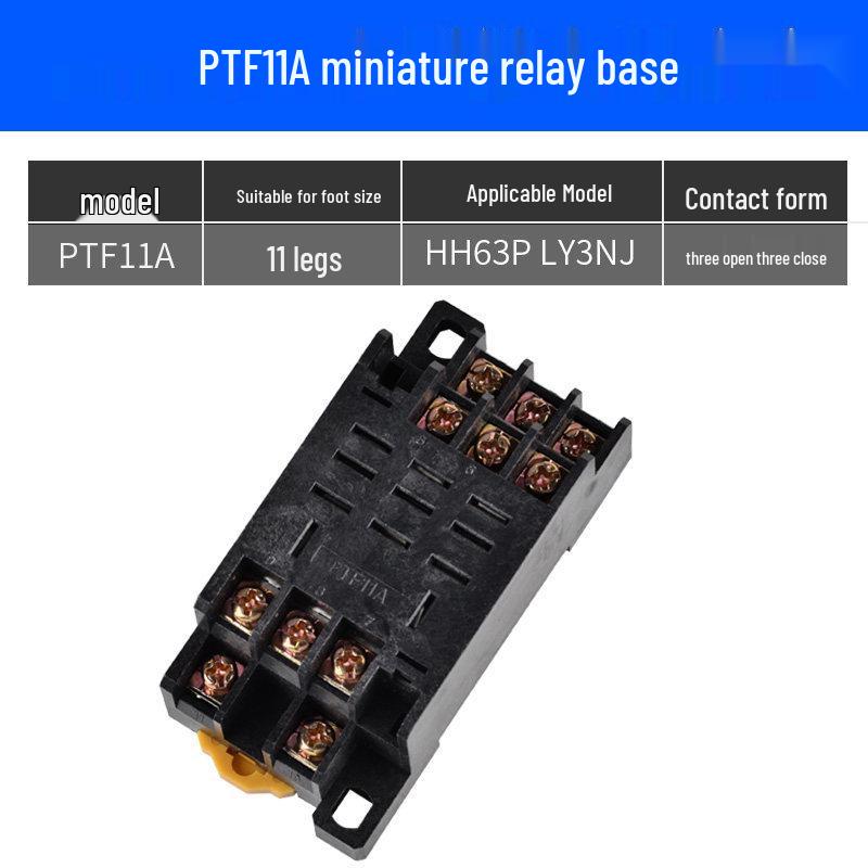 Series PYF08A/PTF11A Relay Socket: HH52P53P54P62P63P64P Base