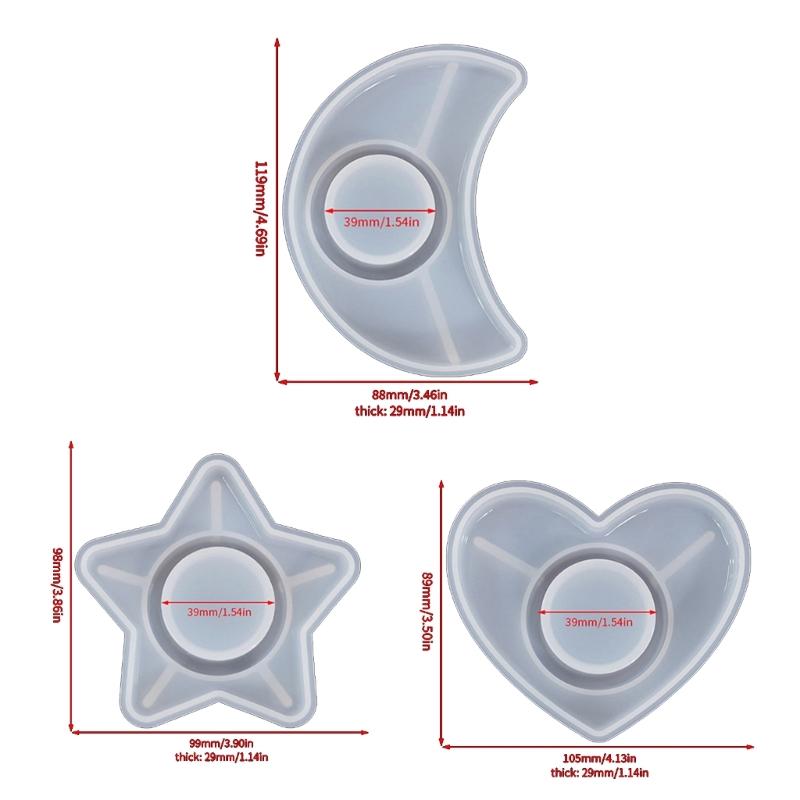 Silicone Resin Molds for Candle Holder Wall Decoration Mould DIY Crafts Unique Epoxy Resin Art Decoration Crafts Mould