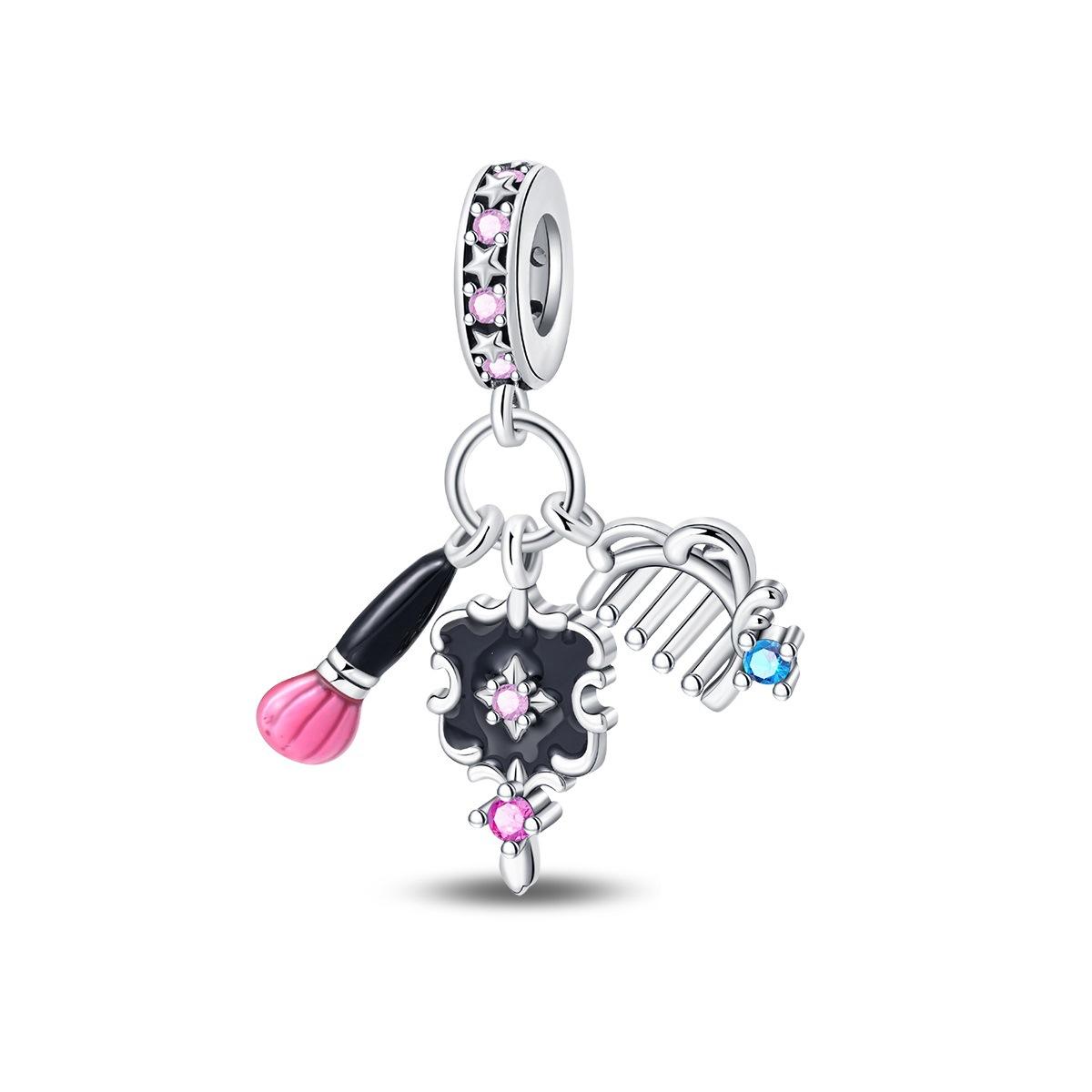 2026 Three-piece Series Flamingo Little Prince Charm Pendant Beads Jewelry Bracelet Accessories Female 925 Silver