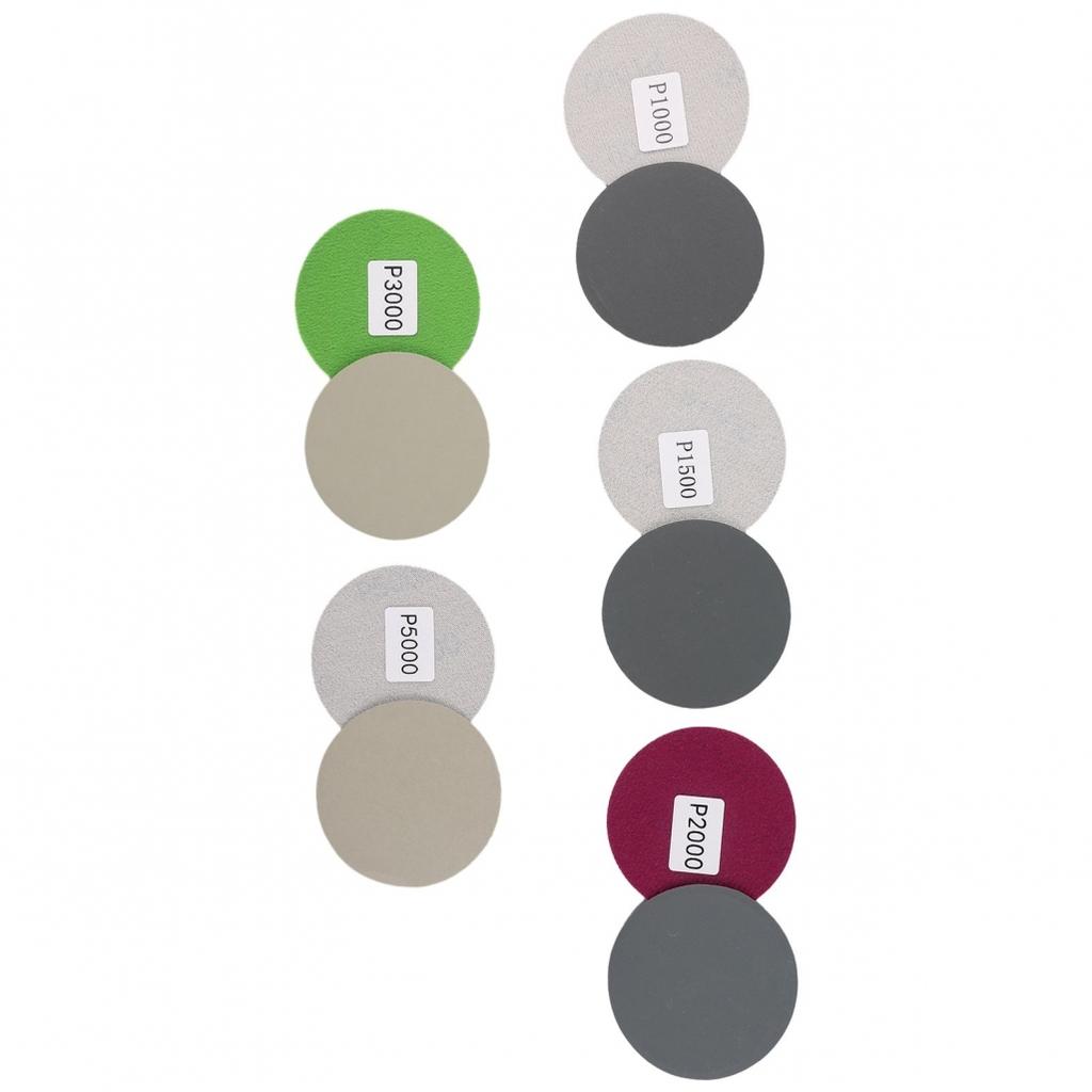Polierschleifscheibe ohne Loch Klett 1000 1500 2000 3000 5000 Körnung