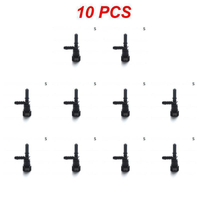 1~10 STÜCKE Autozubehör 7,89 ID6 Auto Auto Kraftstoffleitung Bundy T-Stück Schlauchkupplung Nylon Motorrad Schlauchkupplung Schnellverschlussverbinder