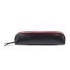 Solid Color Zipper Stationery Bag Pencil Case Large Capacity Student Stationery Box