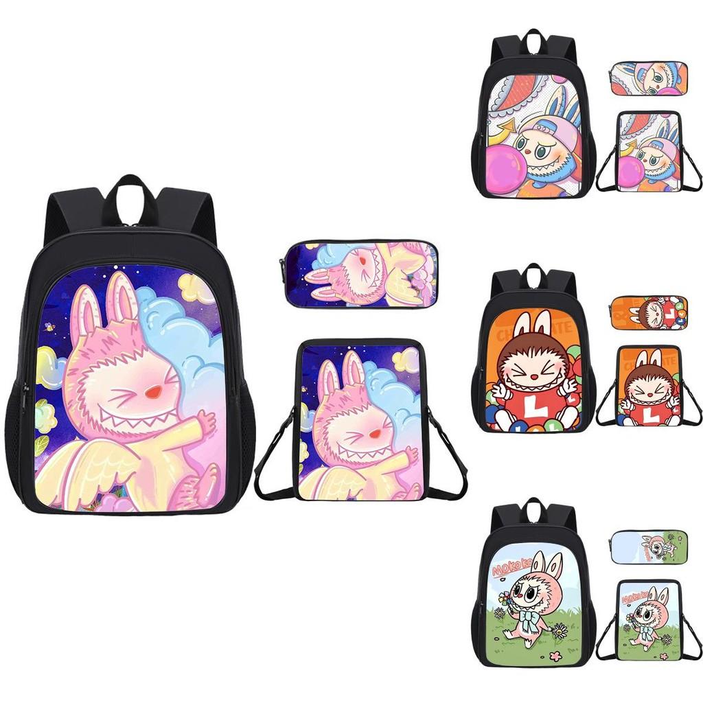 Cartoon Backpack For Kid With Graphic Design And Large Capacity Daily For