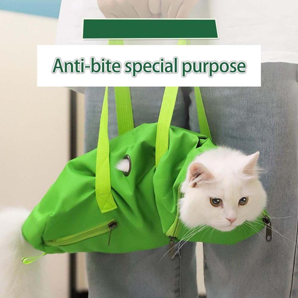 Nail Pet Supplies Cat Grooming Bag Pet Backpack Pet Carrier Sling Bag Cat Grooming Fixing Bag