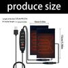 Electric Heated Grip Warmer Cover Handlebar Heater USB 5V Three Gear Settings For Cold Weather Cycling Winter Riding Comfort