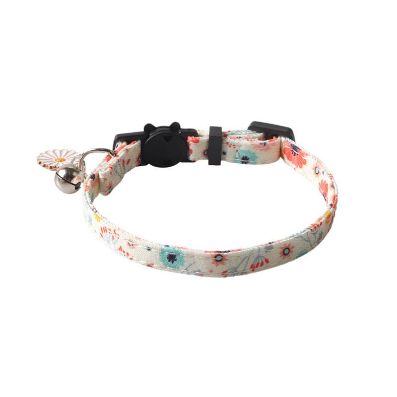 Pet Supplies New Pet Supplies Flower Accessories Collar Cat Collar Bell Cat Strap
