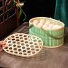 Vintage Moon Cake Box Chinese Style Picnic Basket Bread Storage Basket  New Year