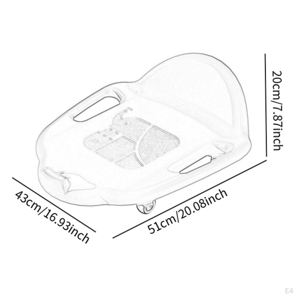 Bodenrollerbrett für den Innen- und Außenbereich – Sensorisches Trainingsgerät für Kinder