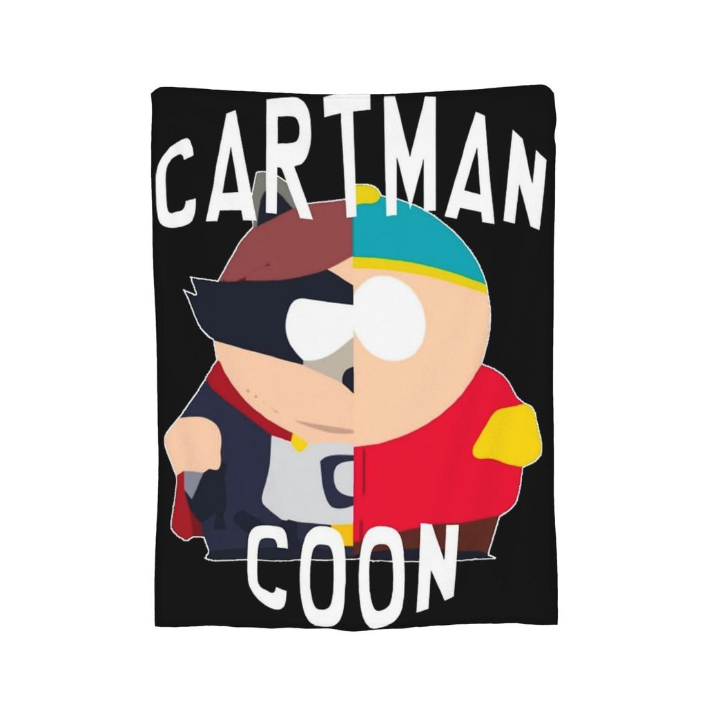 Amo Cheesy Poofs South-Parks Coperta Pile Stampa Cartman Coperta Leggera Sottile Multifunzione per Casa Divano Trapunta