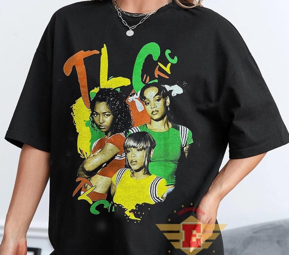 TLC Unisex Shirt, Vintage Tlc Shirt, 90S Tlc Group Shirt, 90S Music Shirt Unisex T-Shirt S