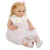 60cm Soft Lifelike Baby Girl Doll Lifelike Long Curly Hair Collectible Art Vinyl Doll