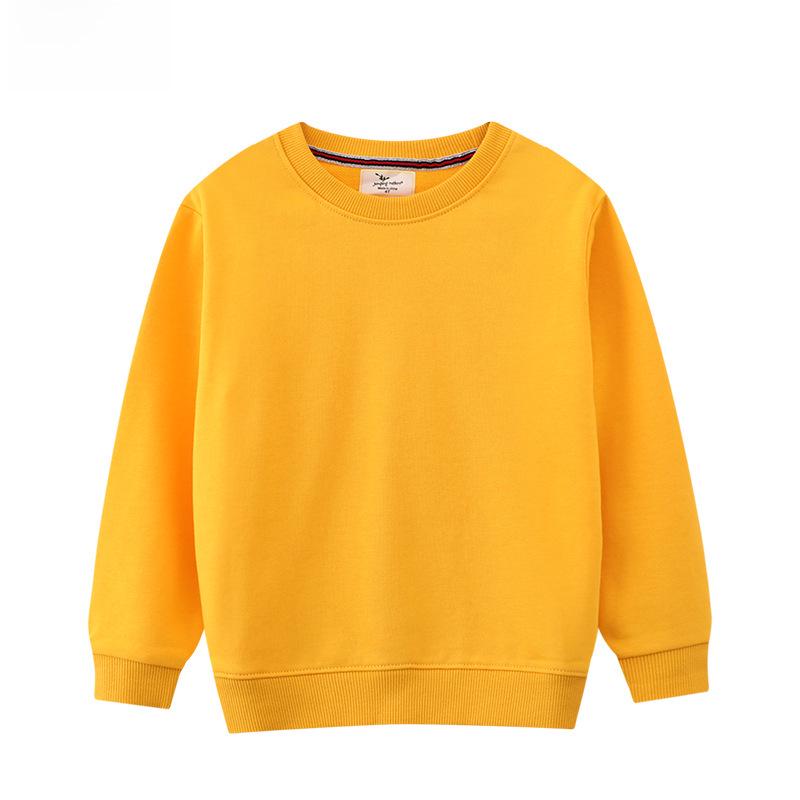 Hanorac cu mânecă lungă pentru copii de toamnă 2024 - Pulovere cu gât rotund pentru băieți și fete