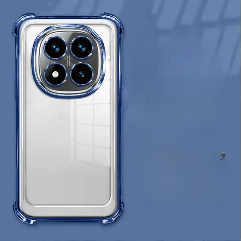 Clear Transparent Shockproof Plating Silicone Case For Xiaomi Redmi Note 15 Pro Plus 5G Soft Back Cover