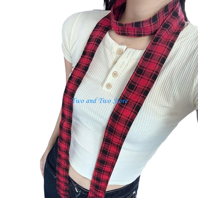 HX6F Long British Scarf Comfortable Wool Blend Winter Accessory