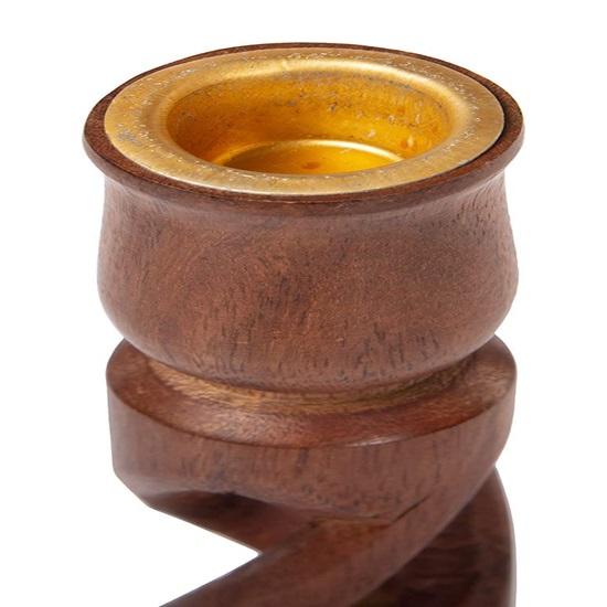 20.32cm Diameter Wooden Candle Holder Set of 1 Home Decor Decorative Tea Lights Gifts