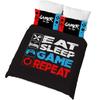 Floso Eat Sleep Game Repeat Reversible Duvet Set