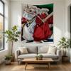 Sesshōmaru Anime Wandteppich Langlebig Einfach aufzuhängen Wandkunst für Schlafzimmer Wohnzimmer Studio Einzigartiges Geschenk für Anime-Fans