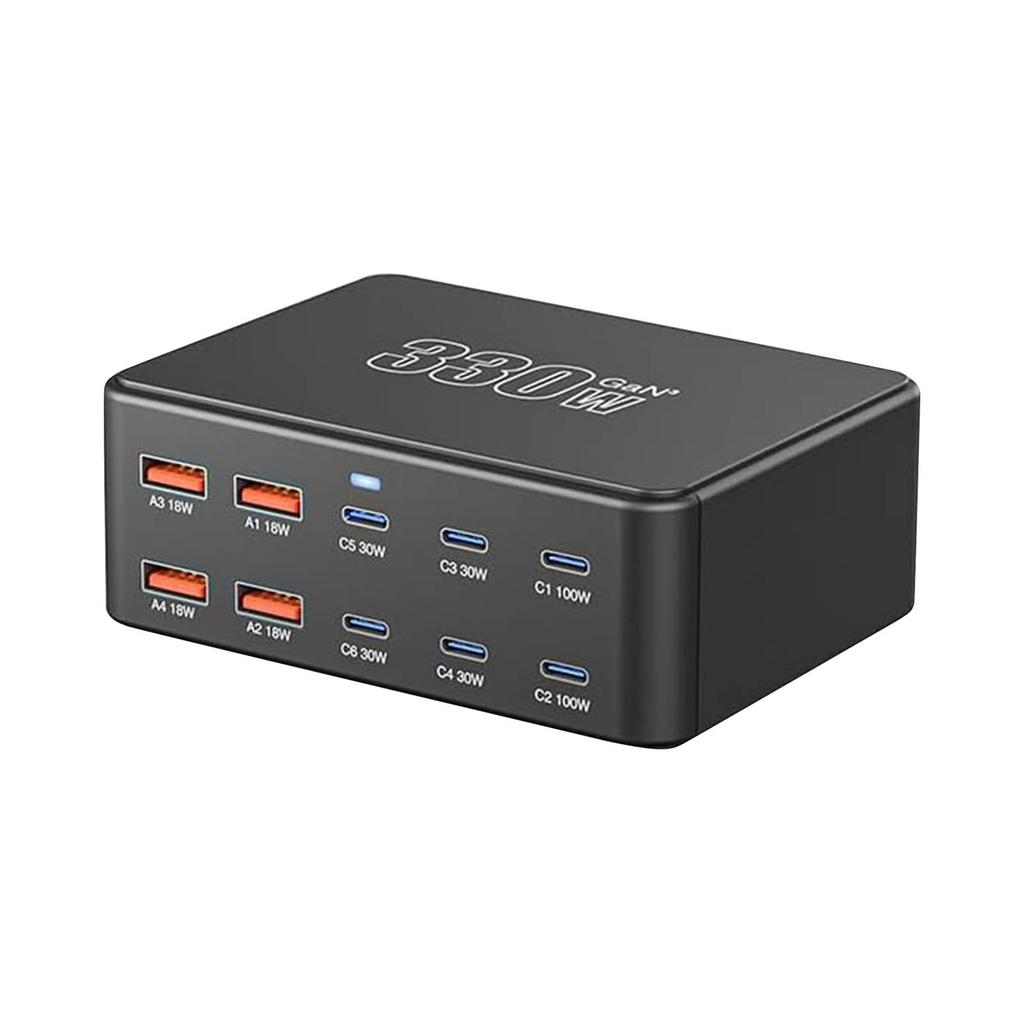 Universal 10 Port USB Chargers 330W Highly Speed QC3.0 Multiple Device Charging Hubs For Home Office Travel Use
