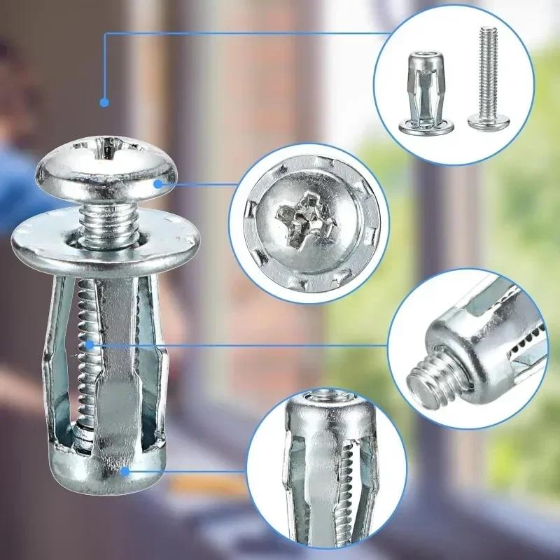 Blütenblatt-Schraubenmuttern, Schraubanker, Blütenblatt-Spreizdübel für Vorhang-Spreizklammern, Blütenblatt-Niet-Verriegelungsbolzen, Brett-Wandbefestigungen