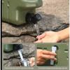 11L Water Bucket Large Capacity Portable Drinking Water Canister with Detachable Faucet No Leakage for Outdoor Travel Driving