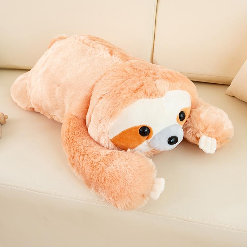 

Non-Toxic 1Pc 50/60Cm New Cute Stuffed Sloth Toy Plush Soft Simulation Sloths Soft Toy Animals Plushie Doll Pillow Birthday Gift 50cm