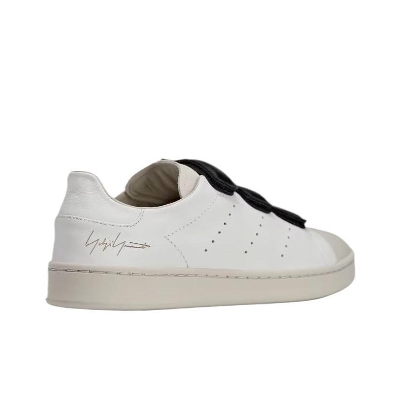 adidas Y-3 Stan Smith Hook & Loop Talc Black Unisex Sneakers Cream Core-White JQ5000