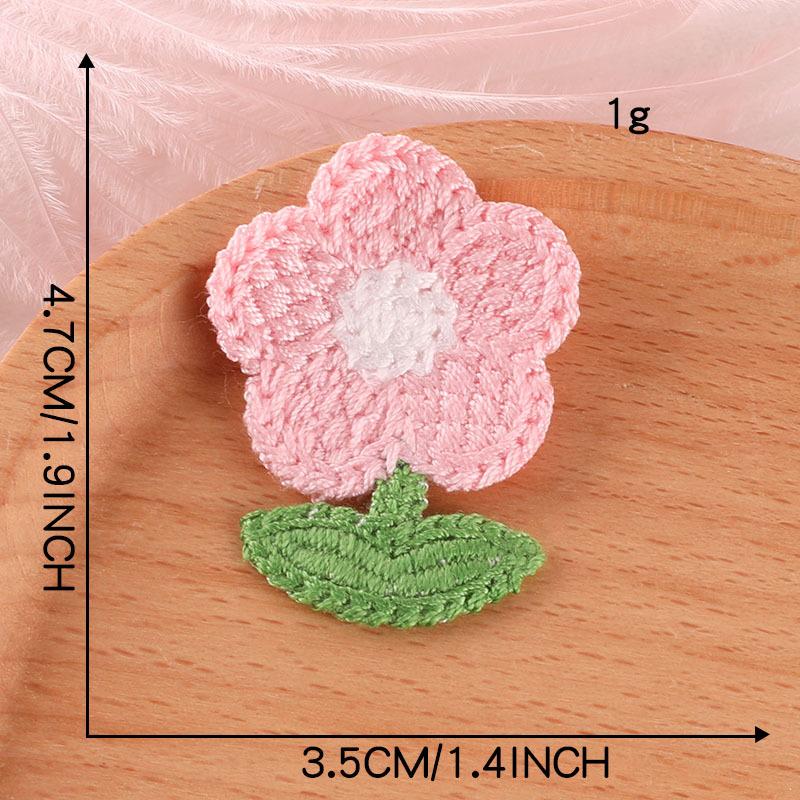 Computer Embroidery Label Flower Diy Hand Account Accessories Accessories Patch Cloth Sticker Brooch Jewelry Hair Accessories Accessories Sticker