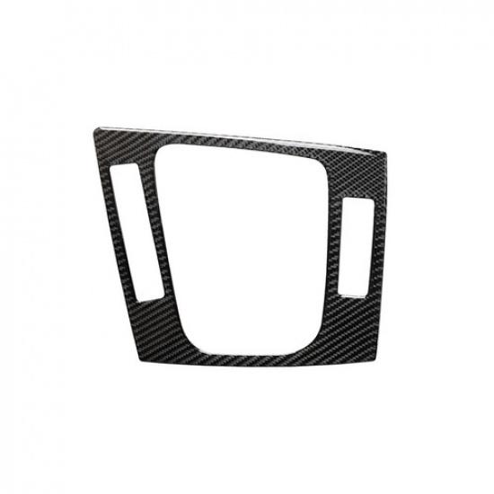 Carbon Fiber Interior Gear Shift Frame Cover Trim For BMW 3Series E46 1998-2005