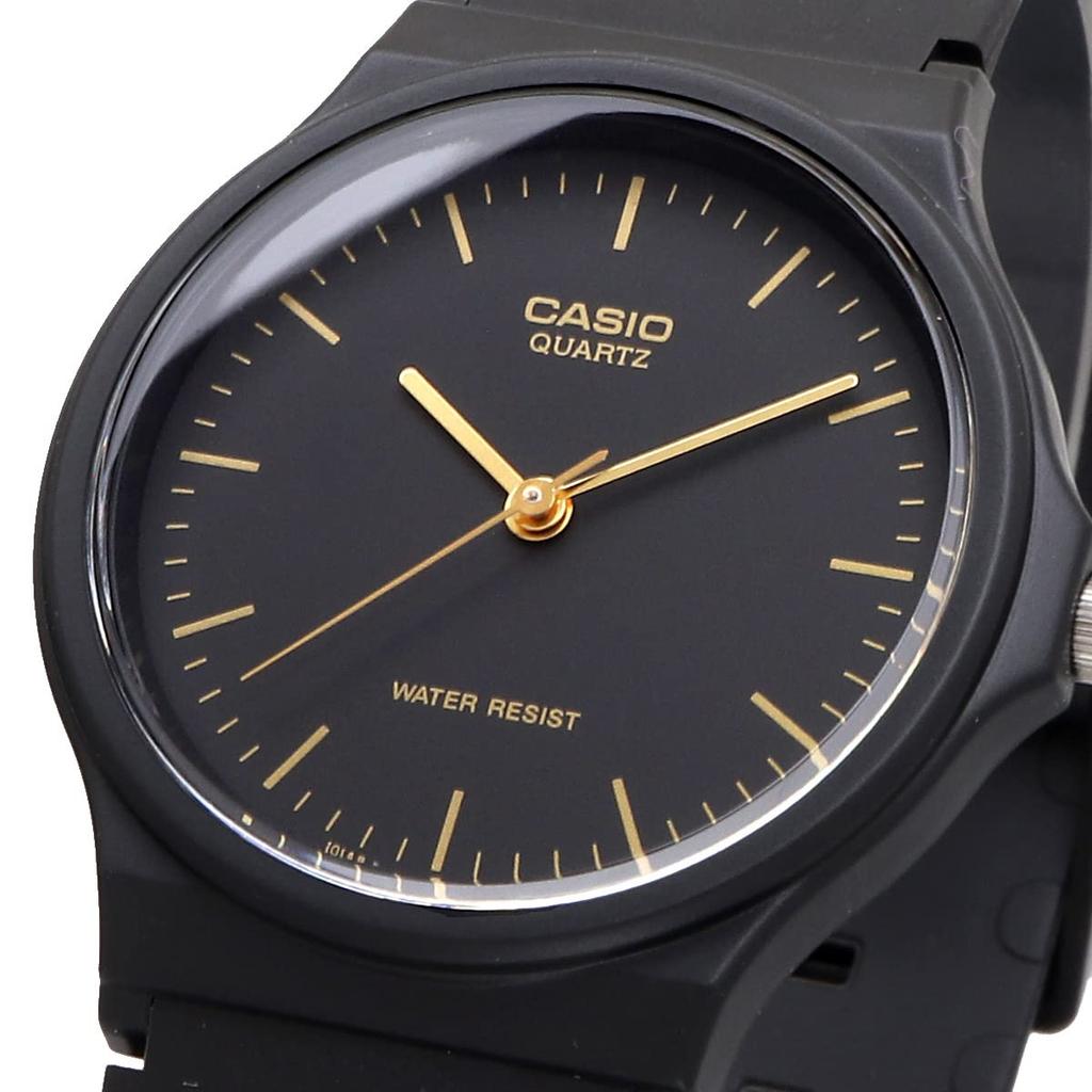Casio MQ-24-1EL/-24-9EL Analog Watch with Urethane Strap, Unisex, Gold/Black and Gold, Overseas Model [Parallel Import]