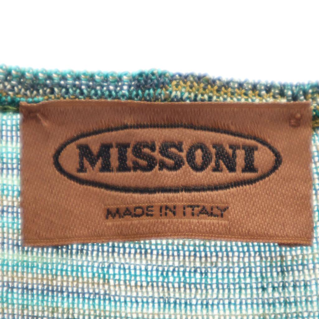 Missoni Made In Italy Overall Handle Long Sleeve Knit 40 Green Women Used