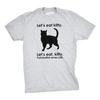 Let's Eat Kitty T Shirt Funny Punctuation Shirt Cat Tee