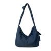 Korean Lazy Style Canvas Bag Women's New Casual Simple Versatile Large Capacity Shoulder Messenger Tote Bag
