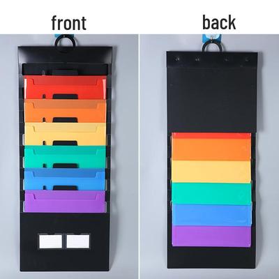 Rainbow Accordion Wall-Mounted Document Holder and Storage Bag