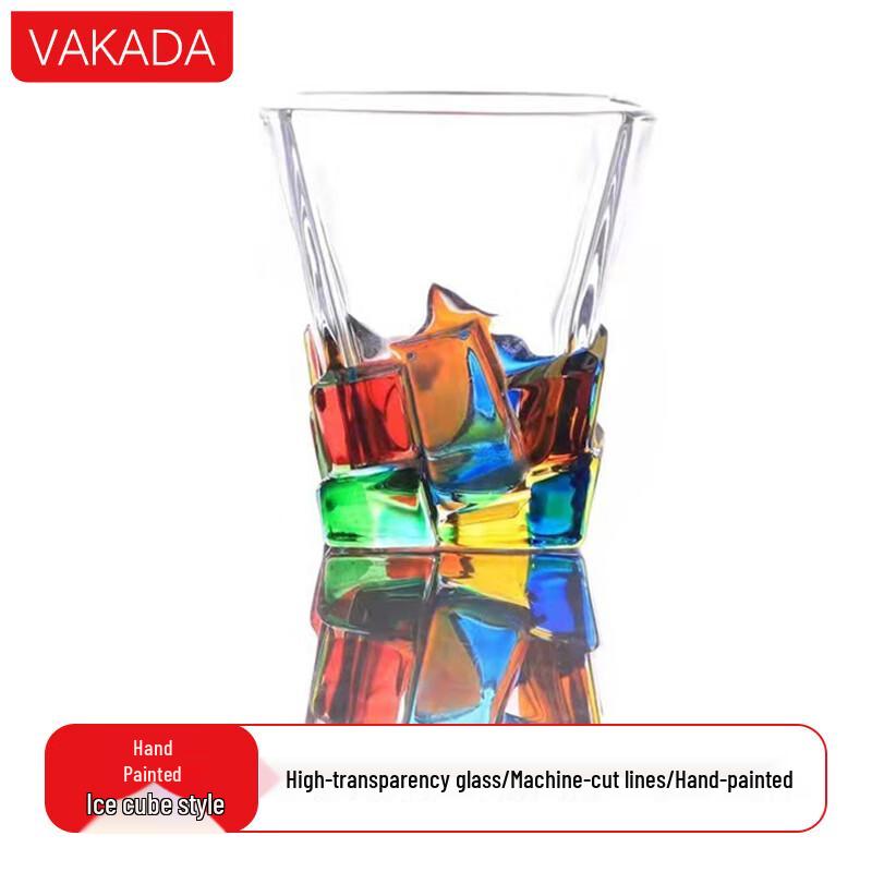 VAKADA High Borosilicate Glass Beverage Cup