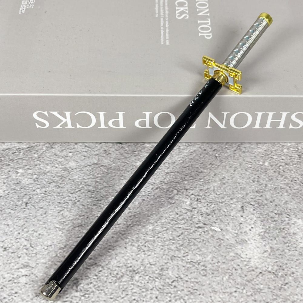 Stylo Bille Katana Anime 7,8 Pouces Sabre Shinobu Métal Katana Japonais Anime Sabre de Samouraï Stylo Sphère Présent Tanjirou