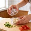 Plastic Garlic Peeler And Crusher Tool With Automatic Function For Kitchen Use