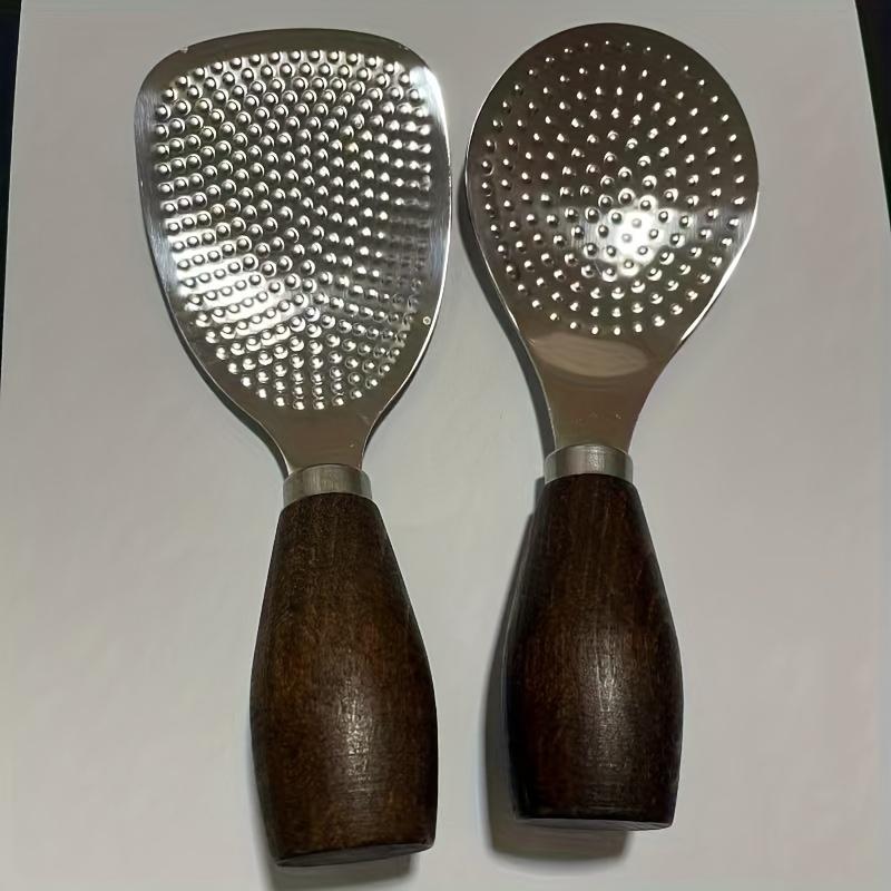 1Pc Stainless Steel Rice Spatula, Non-Stick Standable Serving Spoon with Ergonomic Handle, Durable Kitchen Utensil for Daily Use