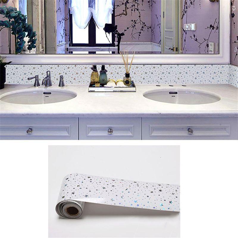 Versatile 5m Self-adhesive Waterproof Pvc Wall Skirting Border For Any Room