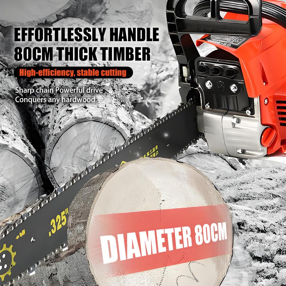 4 Stroke Petrol Chainsaw High Power 16800W Gas Chain Saw Gas Powered Wood Cutting Saw Handheld Felling Saw Tree Chainsaw