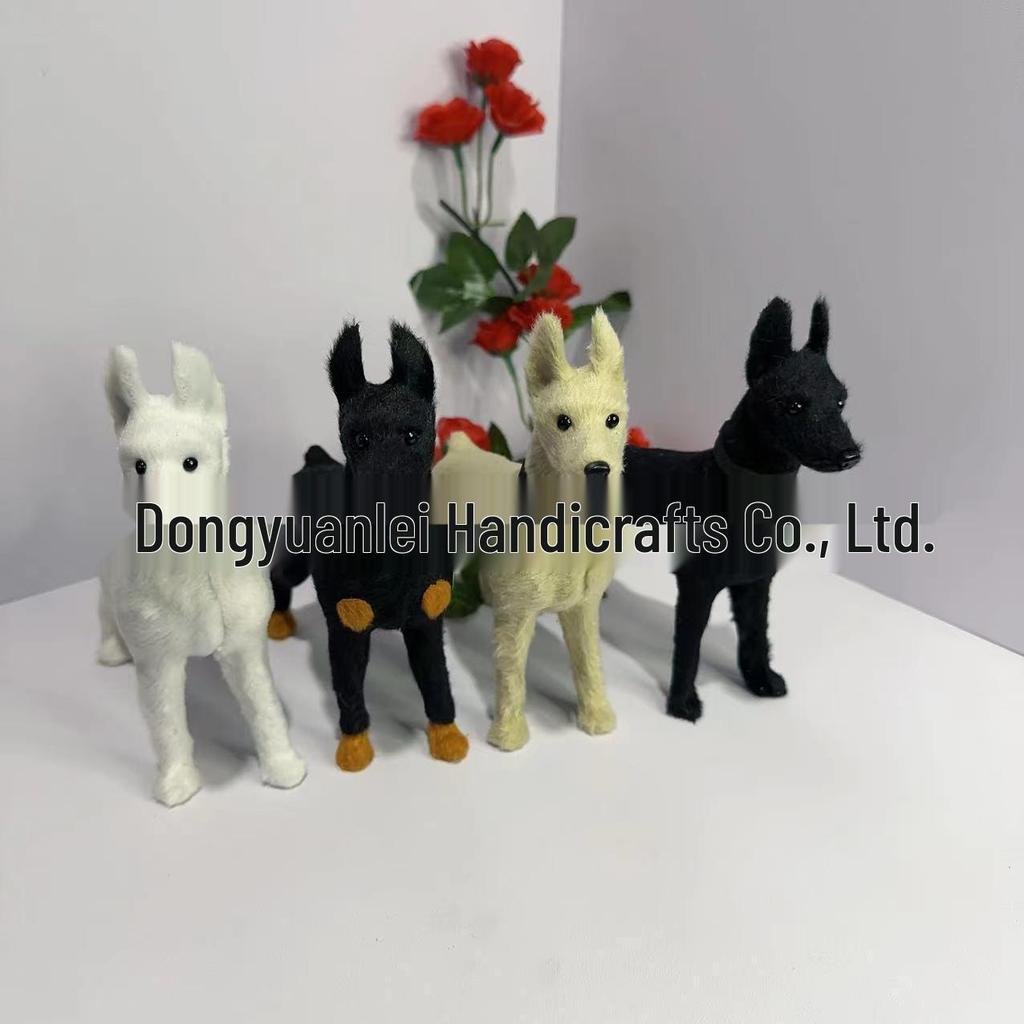 Dachshund Fur Toy: Small Animal Model Ornament