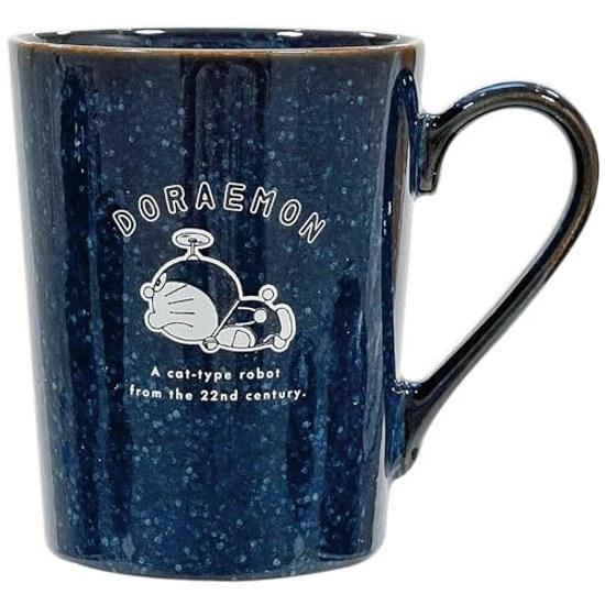 Doraemon Mug Approximately 250ml Microwave Safe Dishwasher Indigo Made Japan 011141