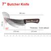 Handmade Butcher Knife High Carbon Stainless Steel Chef Knife Slaughter Knife Professional Cleaver Slicing Knives