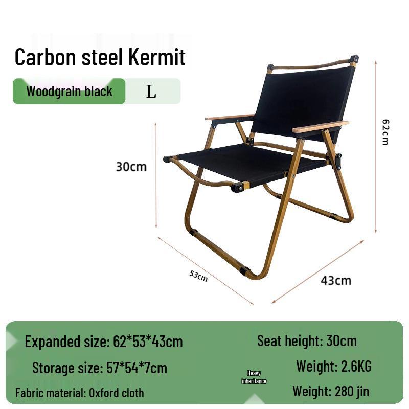 Kermit Outdoor Portable Aluminum Folding Camping & Fishing Chair